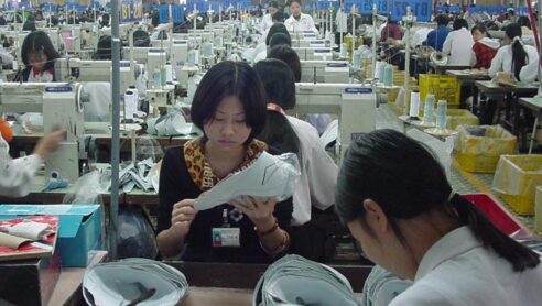 Klädfabrik i Vietnam