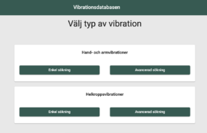 Bild av vibrationsdatabasen